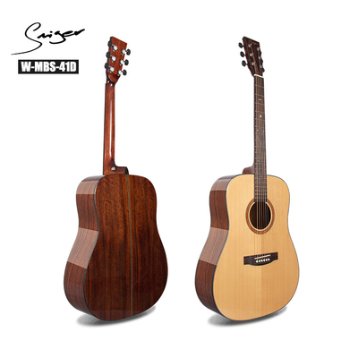 W-MBS-41D High Quality Acoustic Guitar with Rosewood Fretboard