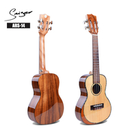 Smiger ARS-14 Arm-rest Solid Spruce Top High Gloss Finish Ukulele 