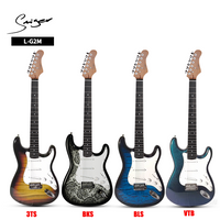 L-G2M NEW ST Electric Guitar｜Artistic Sycamore Body｜Stainless Steel Frets｜S-S-S Pickups｜High-Gloss Finish｜6 Guitars/Carton (Stage-Ready Visual Impact)