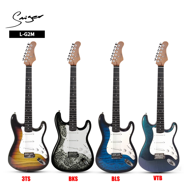 L-G2M NEW ST Electric Guitar｜Artistic Sycamore Body｜Stainless Steel Frets｜S-S-S Pickups｜High-Gloss Finish｜6 Guitars/Carton (Stage-Ready Visual Impact)