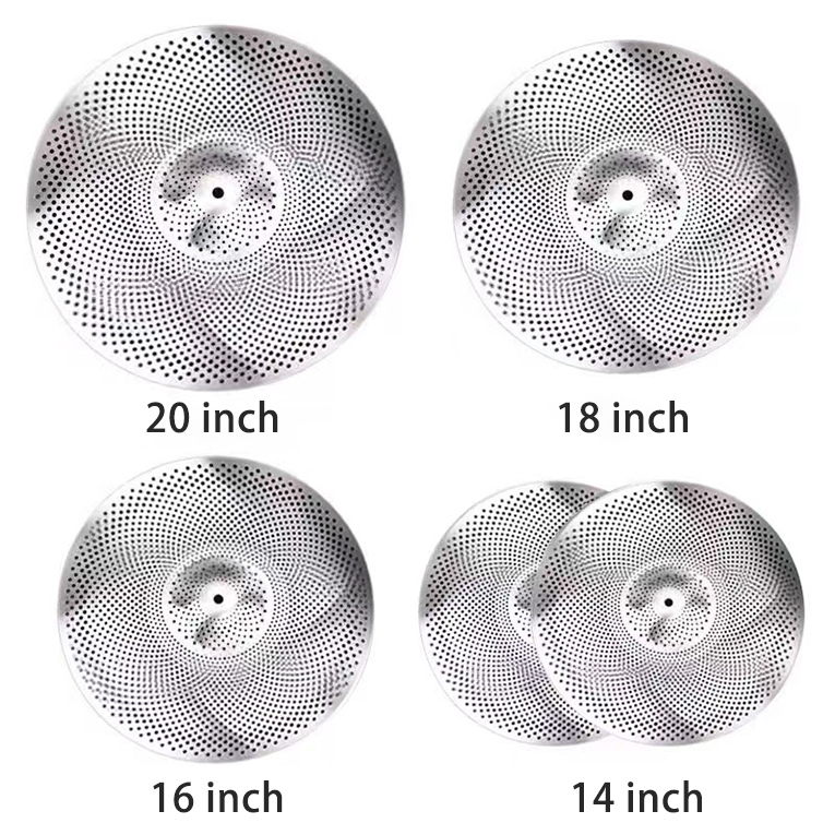 Hot Sale Best Quality Silver Quiet Cymbals Set Practice Cymbal