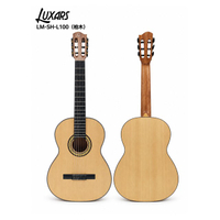 LUXARS LM-SH-L100 39 Inch Spanish Heel Classical Guitar